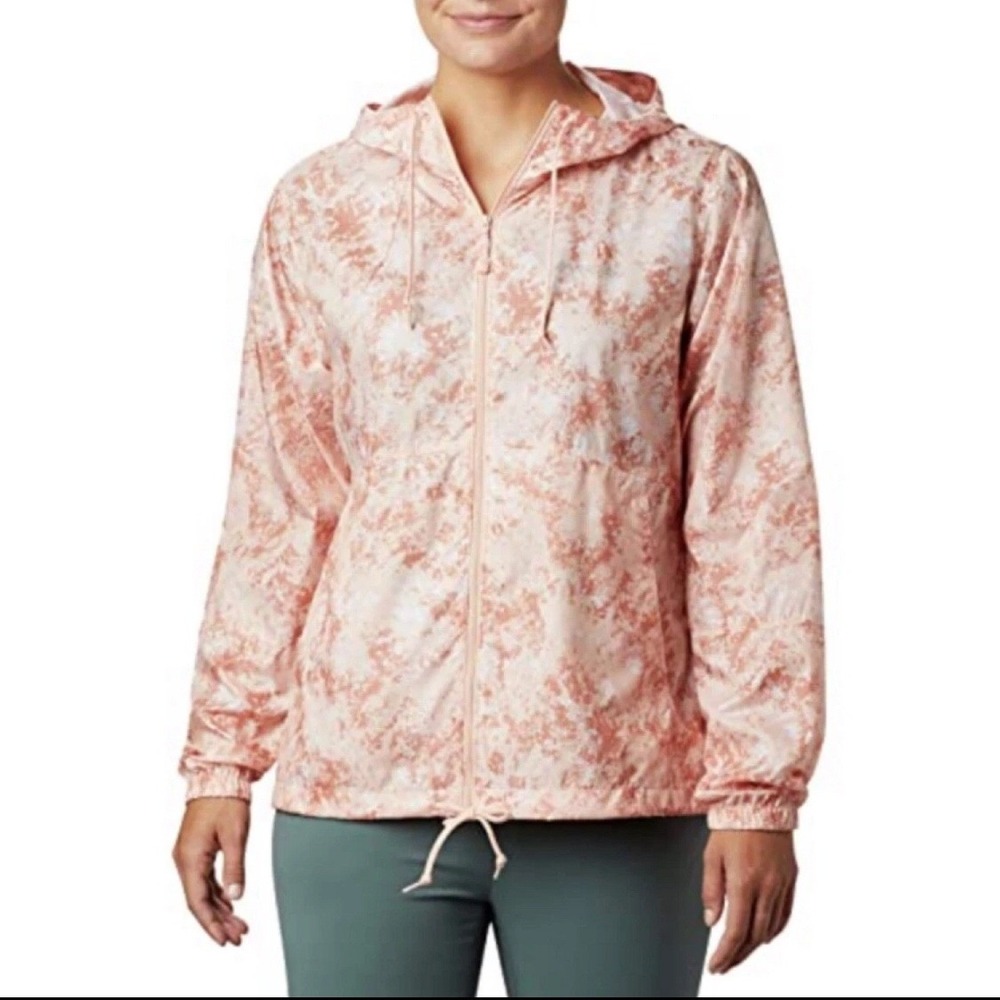 Columbia Jacket Womens XL Hooded Lightweight Windbreaker